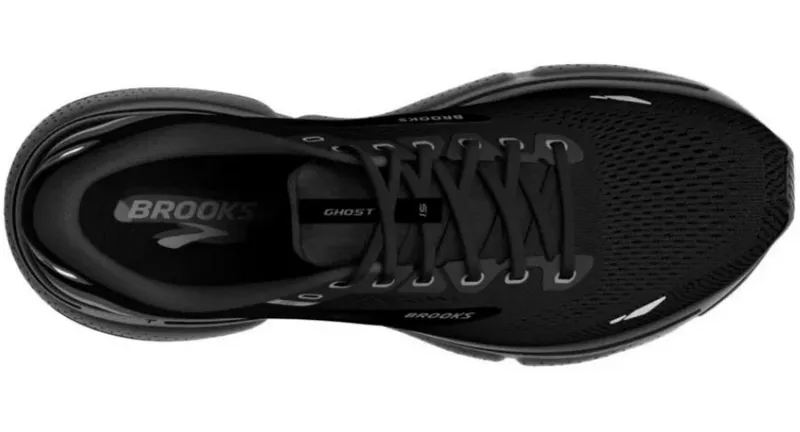 Brooks Women's Ghost 15 Wide - Black/Black/Ebony-4